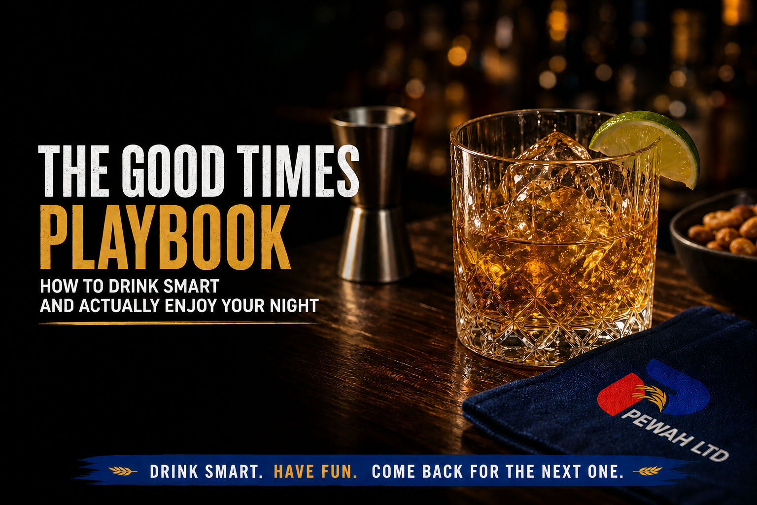 The Good Times Playbook: How to Drink Smart and Actually Enjoy Your Night